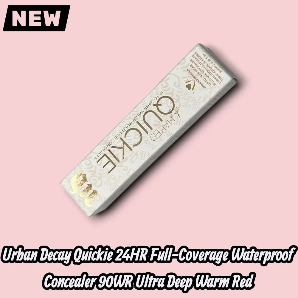 New Urban Decay Quickie 24HR Full-Coverage Waterproof Concealer 90WR Ultra Deep